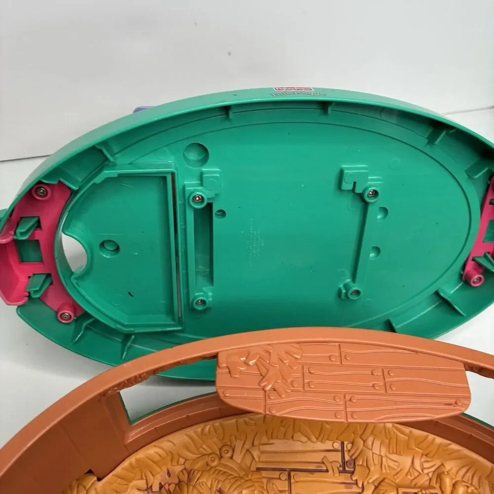 2002 Vintage Fisher Price Little People Noah's Ark Boat Play Set & Figures